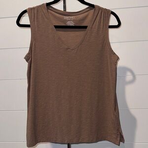 RACHEL Rachel Roy Brown Tank Top